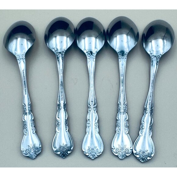 5 - Stanley Roberts Rogers DELIGHT Teaspoons Stainless Korea - Picture 3 of 6
